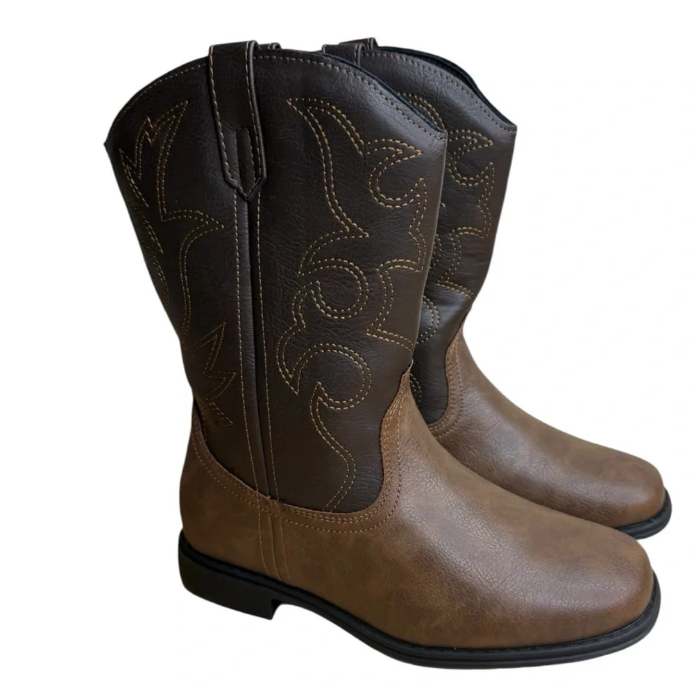 Boys’ Stone Canyon Jared Cowboy Boots – Little Kid & Big Kid 🤠